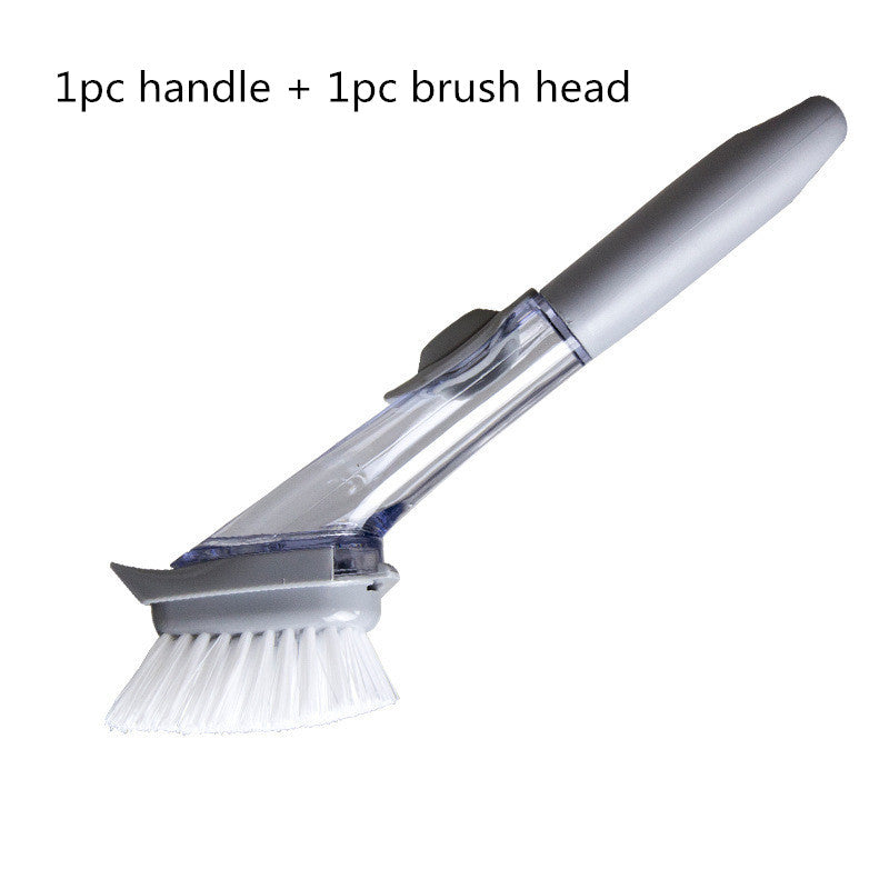 2 In1 Long Handle Cleaning Brush With Removable Brush Head Ktichen Gadgets