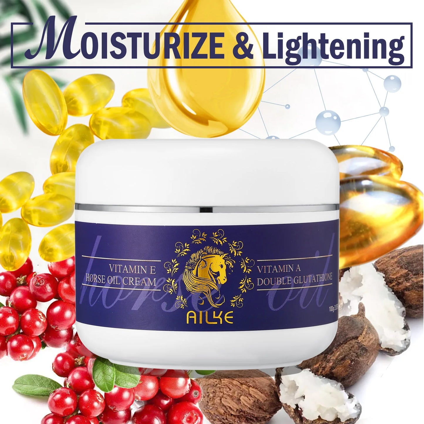 AILKE Glutathione 5-in-1 Women Skin Care Kit, With Body Lotion,  Serum, Dark Spot Removal Cream, Body Cream, Brightening Soap