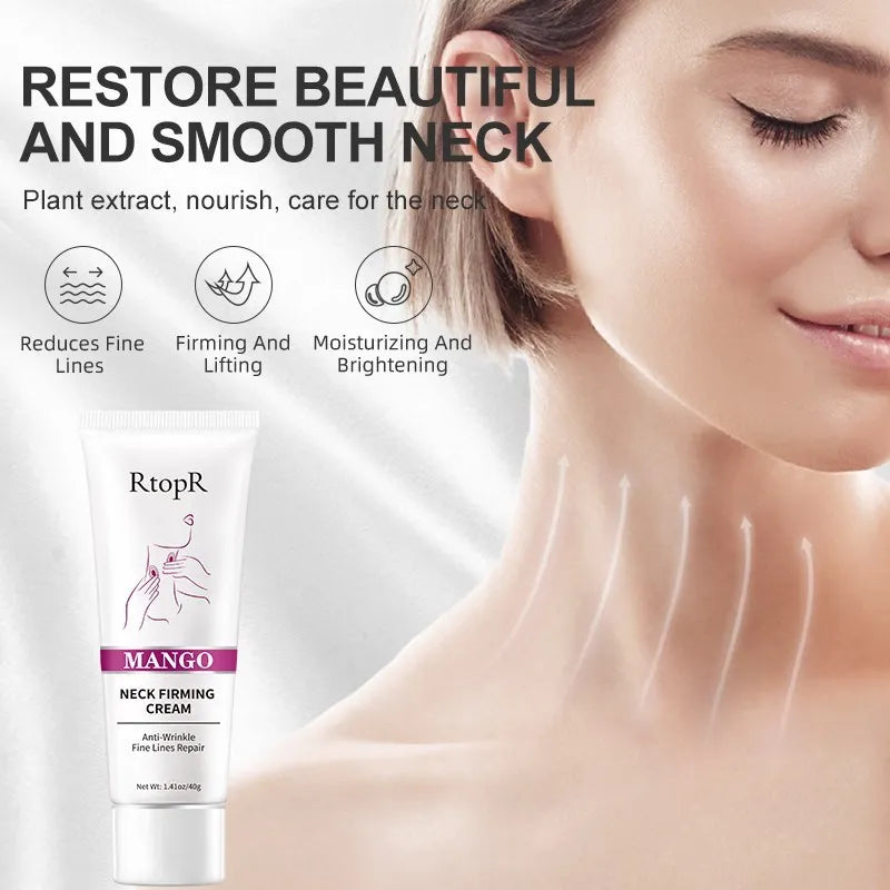 RtopR Neck Firming Wrinkle Remover Cream Rejuvenation Firming Skin