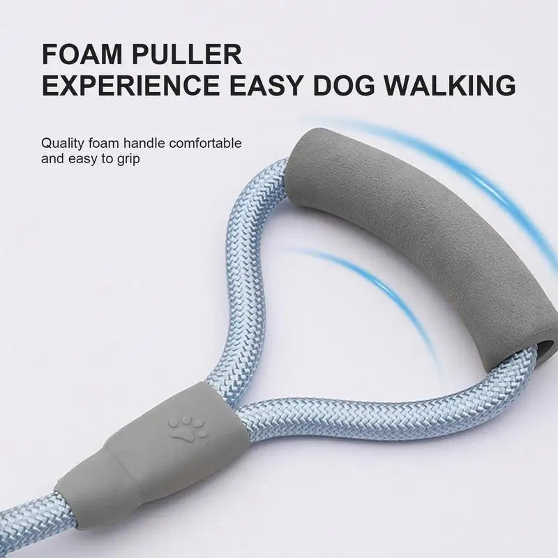 Dog Leash 360 Degree Rotatable Double-Headed Dog Walking Rope 2 Traction Ropes Durable Dog Leash With Comfortable Handle Walking