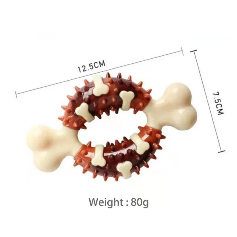 Pet Toy Ring Cleaning Teeth Bones Dogs Bones Toys For Pet Puppy Supplies Pets Chewing Toy Snack Food Treats
