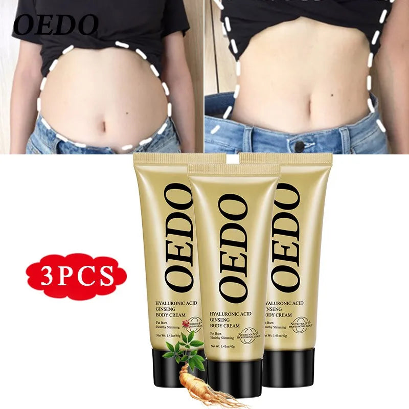 3PCS OEDO Hyaluronic Acid Ginseng Slimming Cream